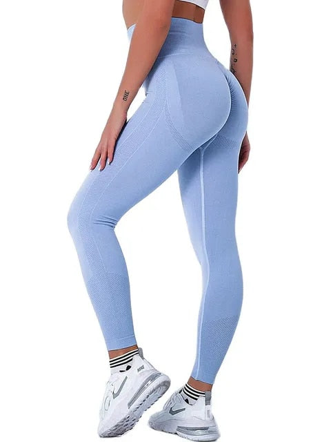 Mujer High Waist Push Up Women's Sports Pants - Fioness